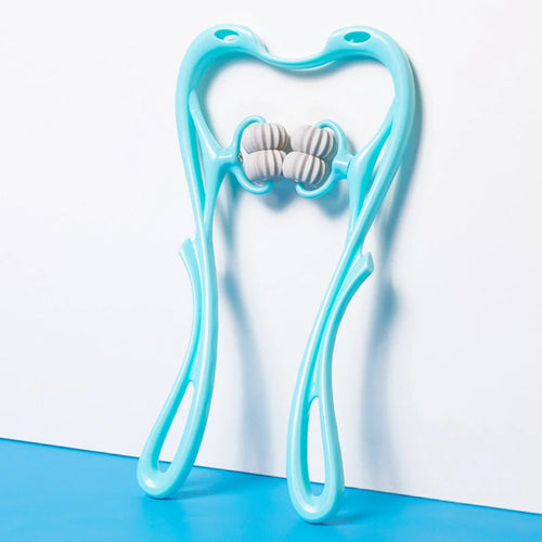 Manual Six-Wheel Neck Massager